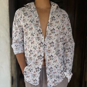 Slate & Stone Multicolor Floral Shirt Men’s XL 100% Cotton